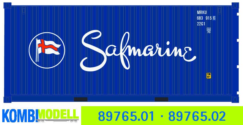 Kombimodell 89765.02 Ct 20' (22G1) »Safmarine« ═ SoSe 